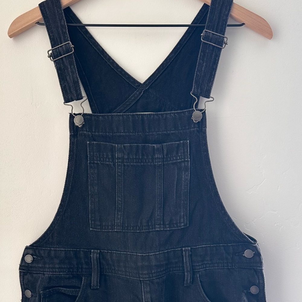 Universal Thread Charcoal Black Overalls - image 3